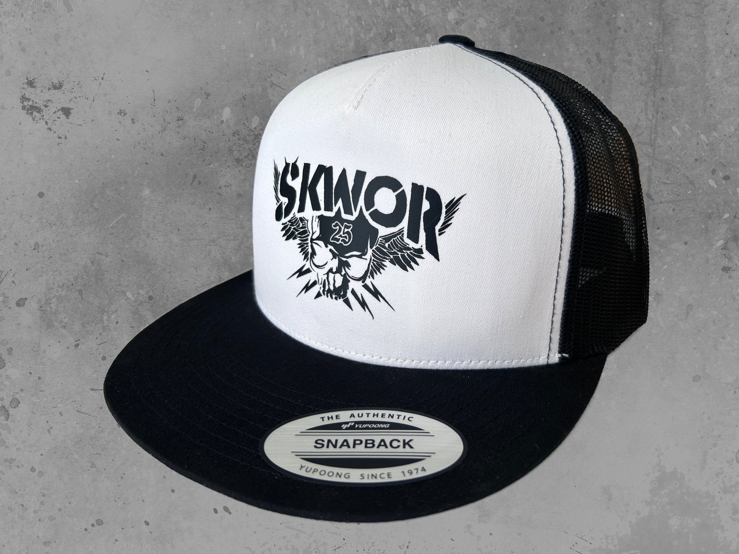25skull snapback rovný kšilt