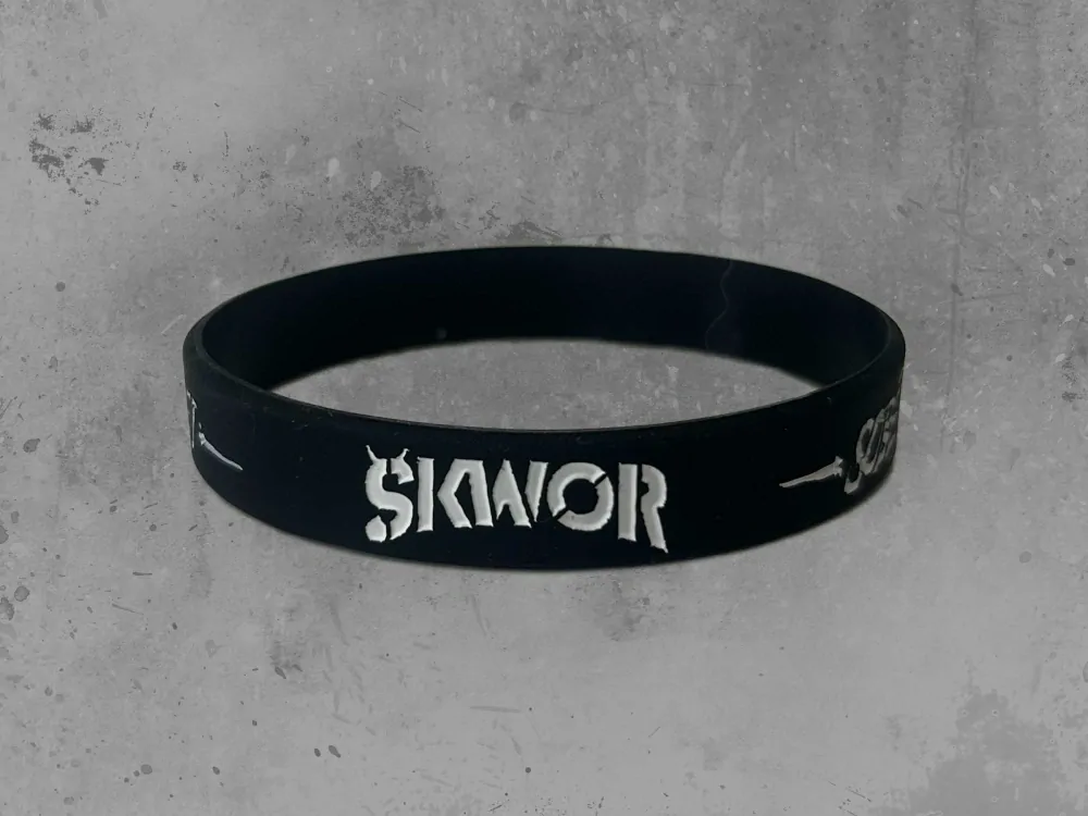 Silikonový náramek SV černý