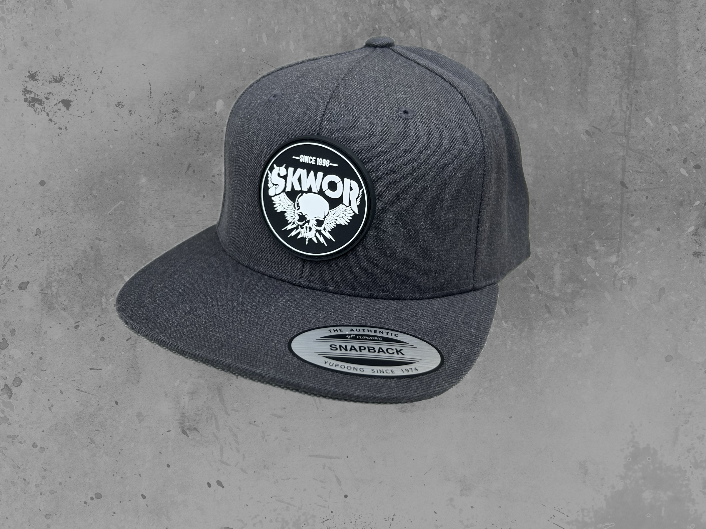 Snapback šedý Since