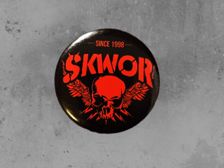 Placka red skull